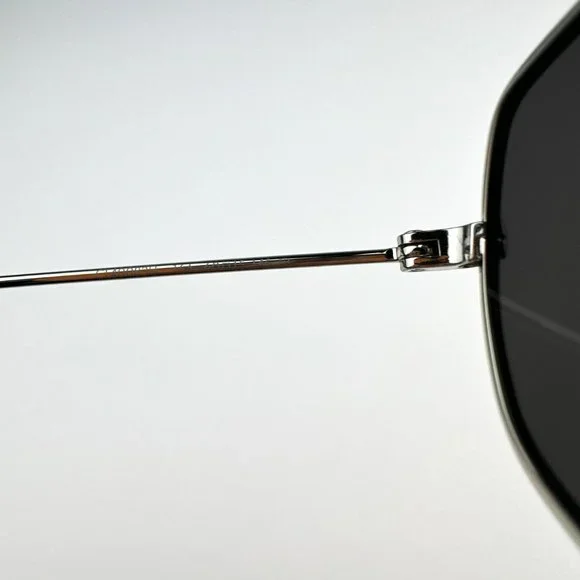 Celine CL40083U 16A Sunglasses Palladium Smoke Pilot Unisex CL 40083U - Picture 13 of 14